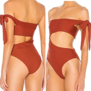 Tularosa Rust One Piece Swimsuit
